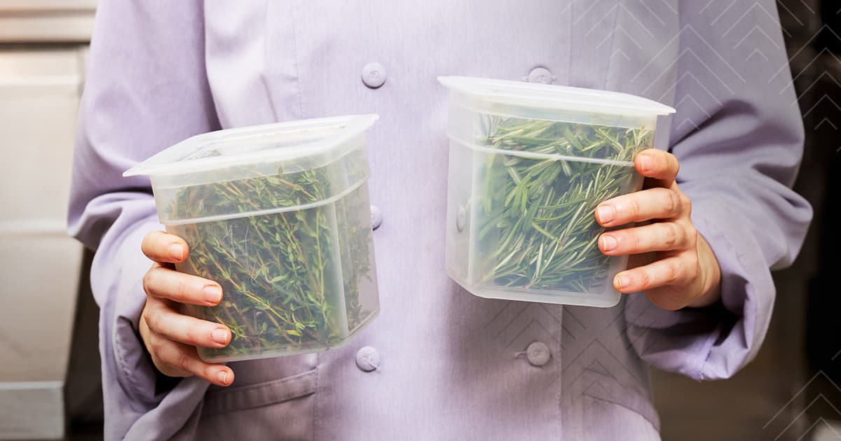 Shelf life and food storage with Cambro
